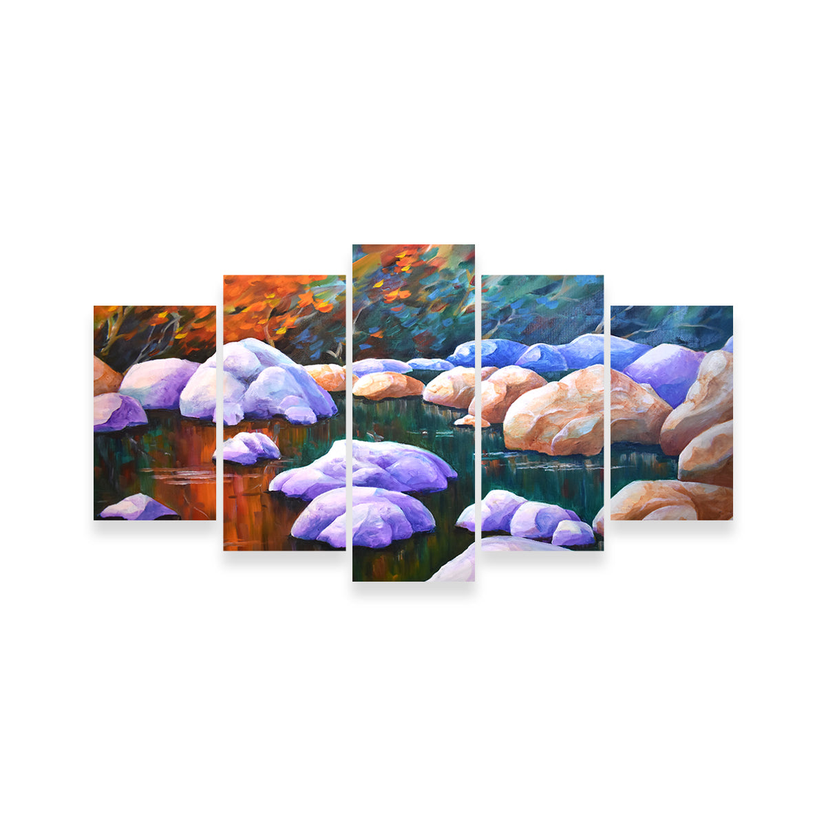 River's Quiet Moment Exquisite Wall Art by Gerry Segismundo