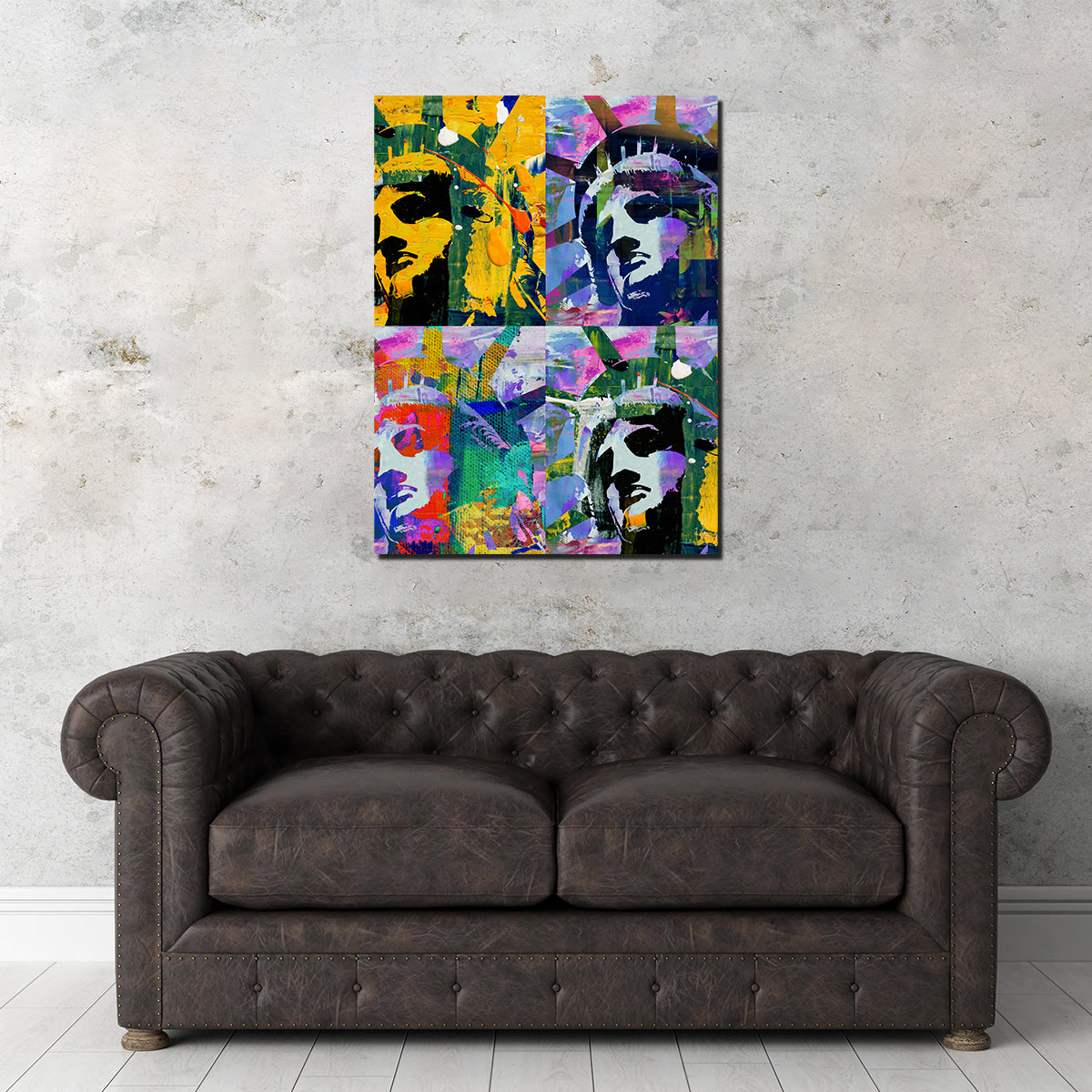 Stunning Liberty Quadrant Wall Art by Stephen Chambers