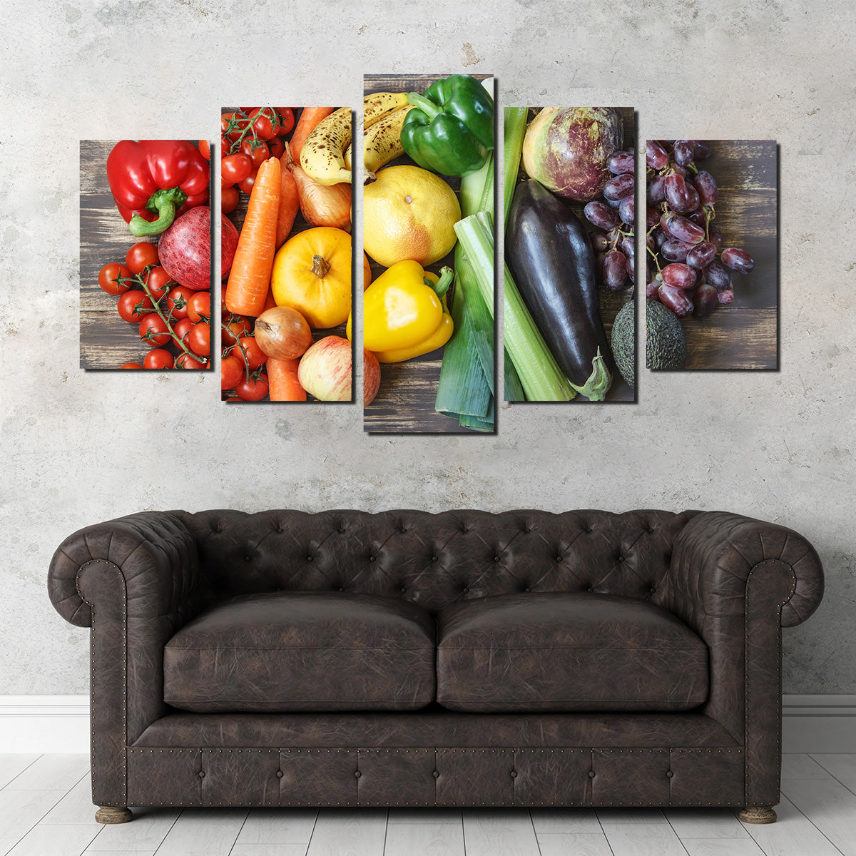 Exquisite Fruits & Vegetables Wall Art for Home Decor