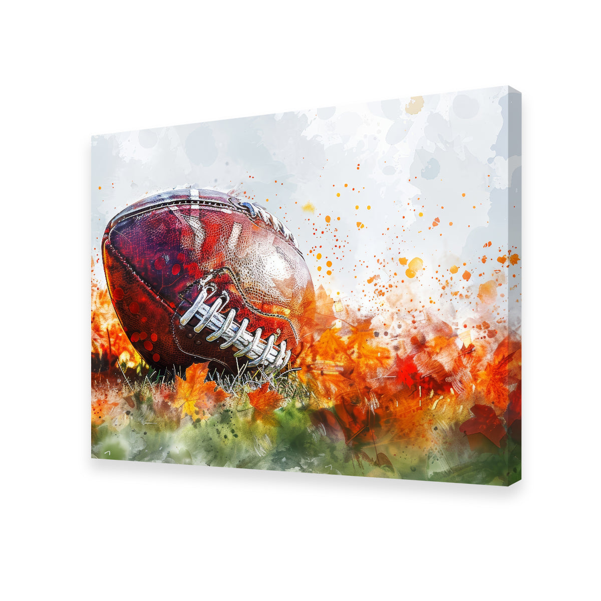 Stunning Football Abstract Wall Art for Sports Enthusiasts