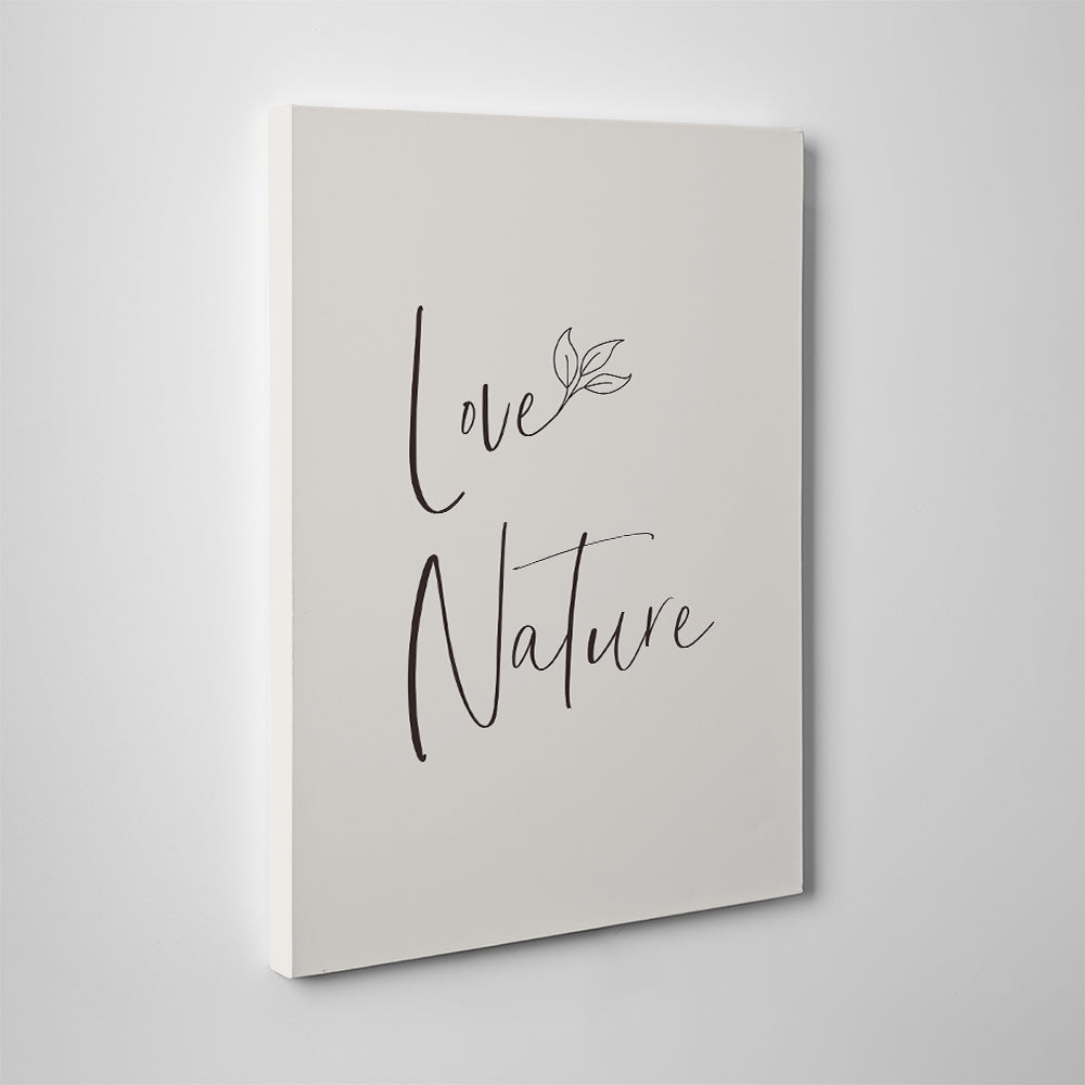 Love Nature - Exquisite Minimalist Wall Art by Melanie Viola