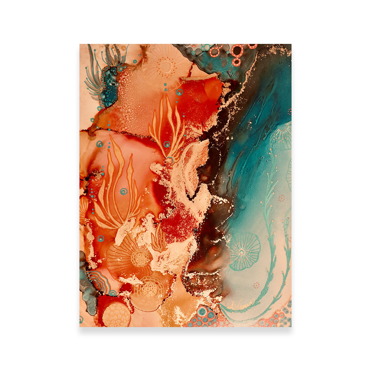 Stunning Glorious Reef Wall Art by Amy Tieman