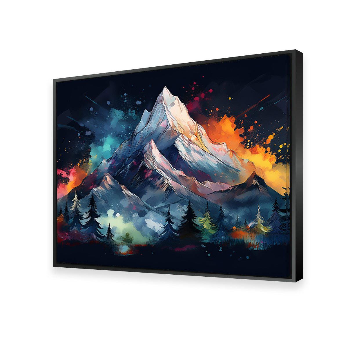 Exquisite Dark Colored Mountain Wall Art for Stunning Decor