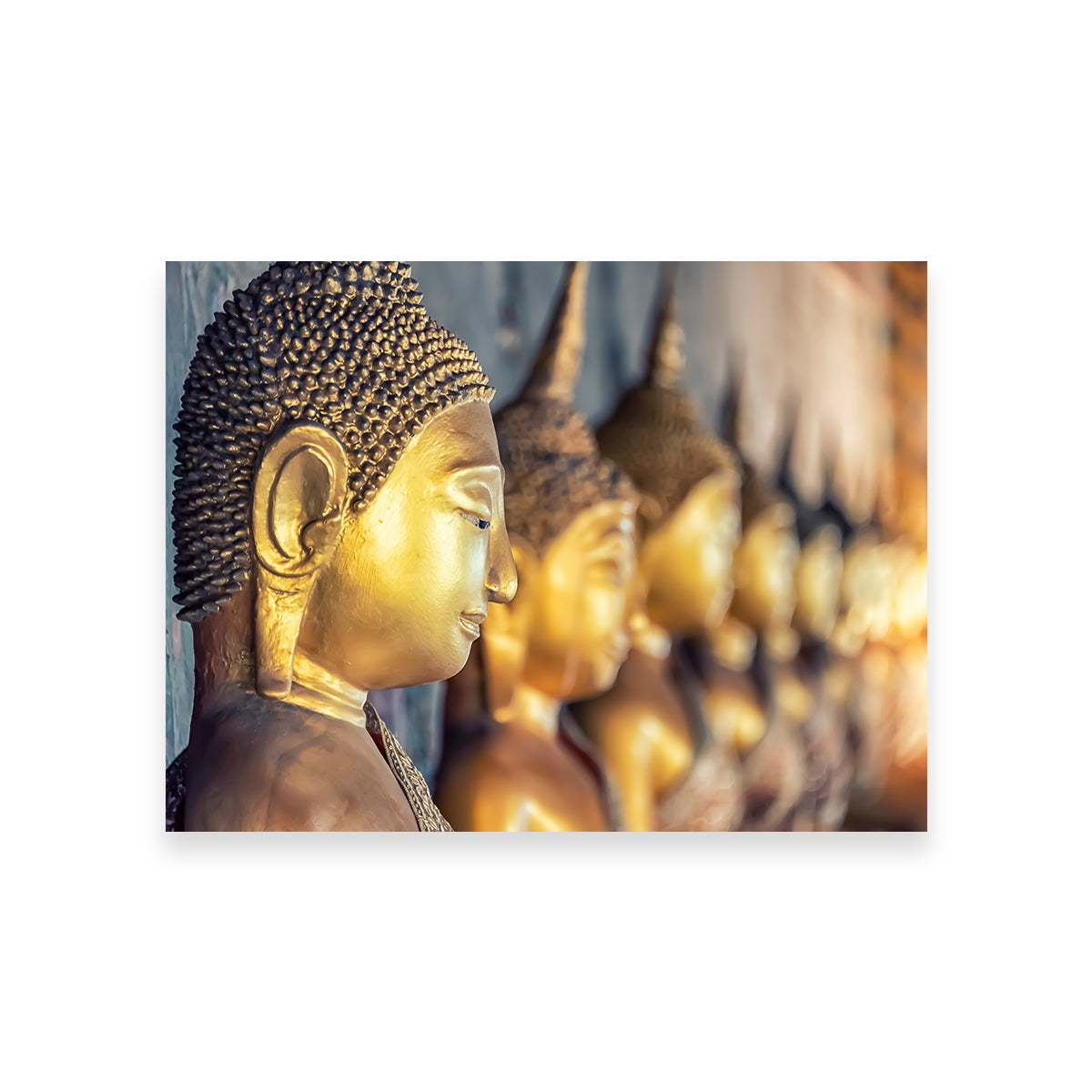 Stunning Golden Buddha Wall Art by Manjik Pictures