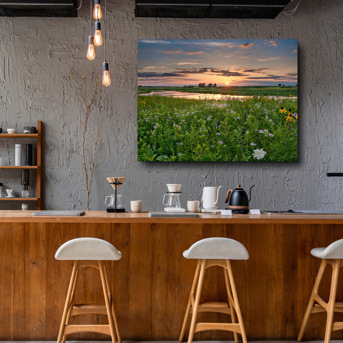 Stunning Open Field in Illinois Wall Art for Your Home Decor