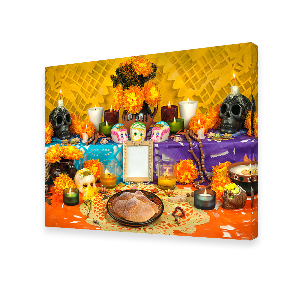 Authentic Day of the Dead Altar Wall Art for Stunning Home Decor