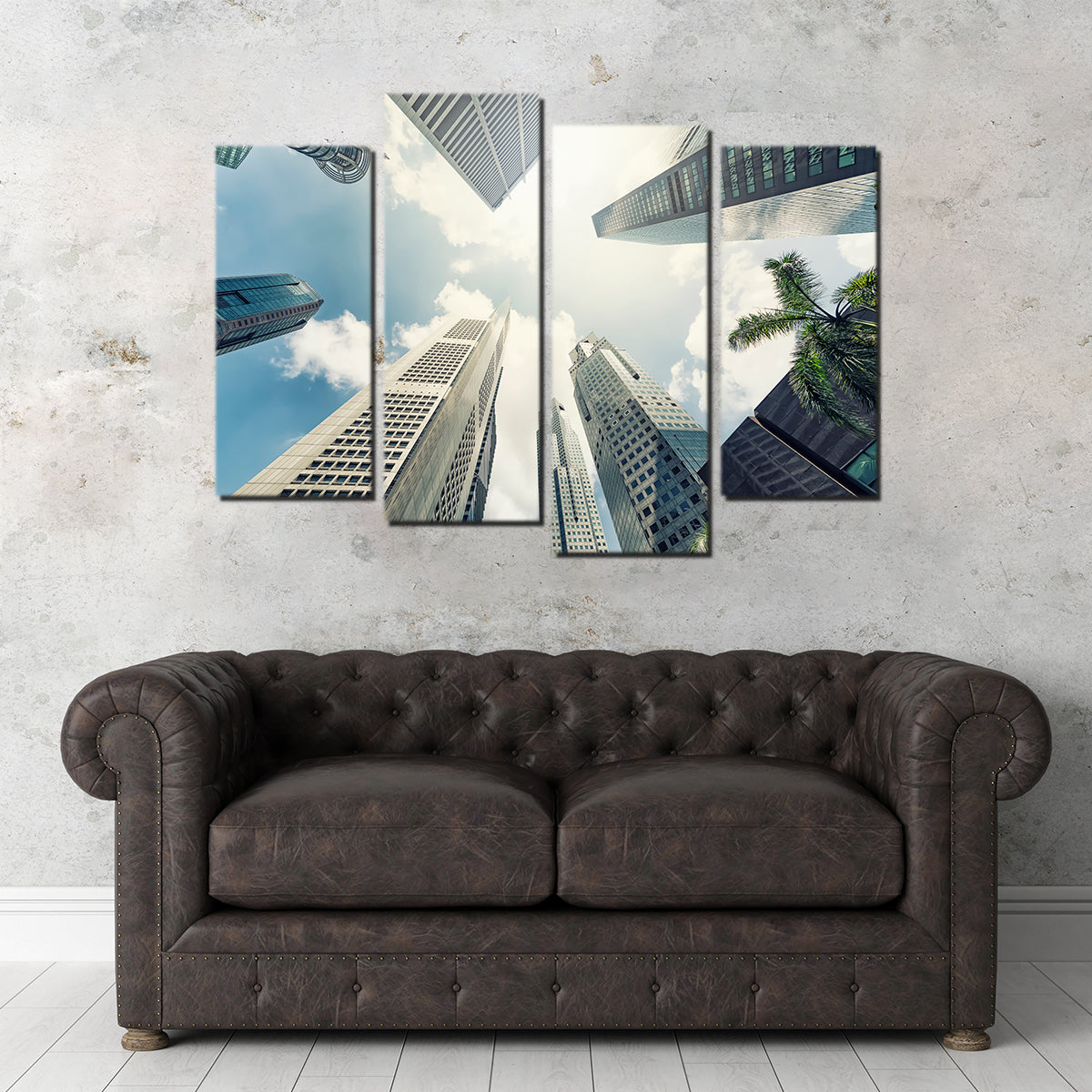 Exquisite Raffles Place Wall Art by Manjik Pictures