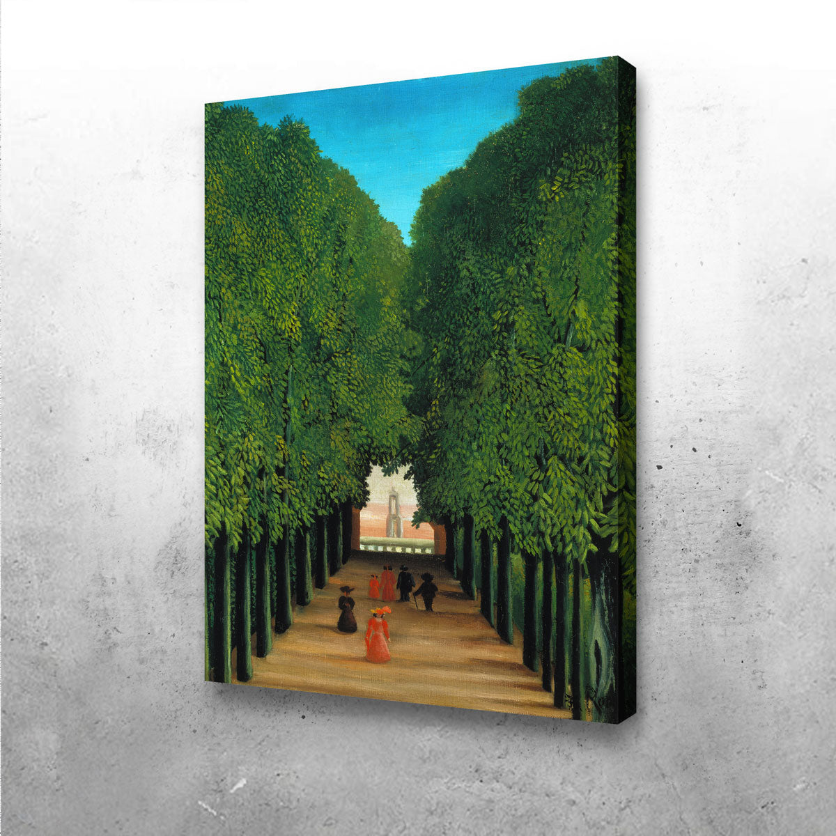 Exquisite Saint Cloud Park Avenue Wall Art by Henri Rousseau