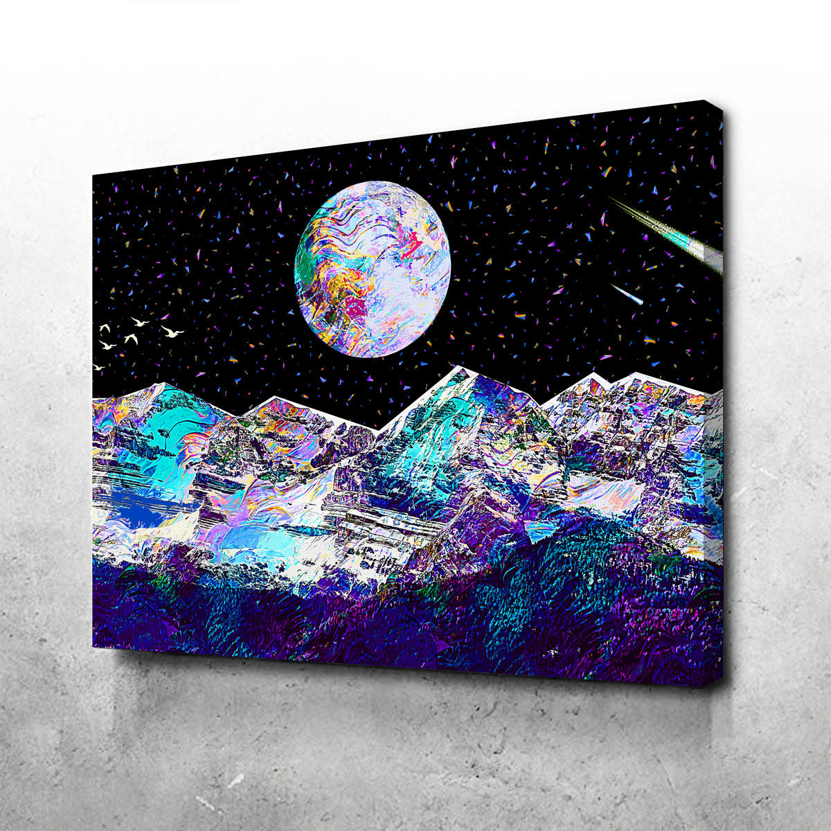 Stunning Abstract Moon Wall Art by Gab Fernando
