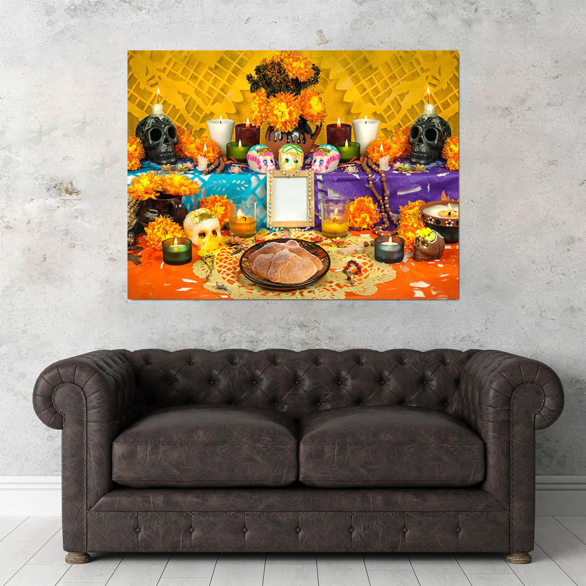 Authentic Day of the Dead Altar Wall Art for Stunning Home Decor