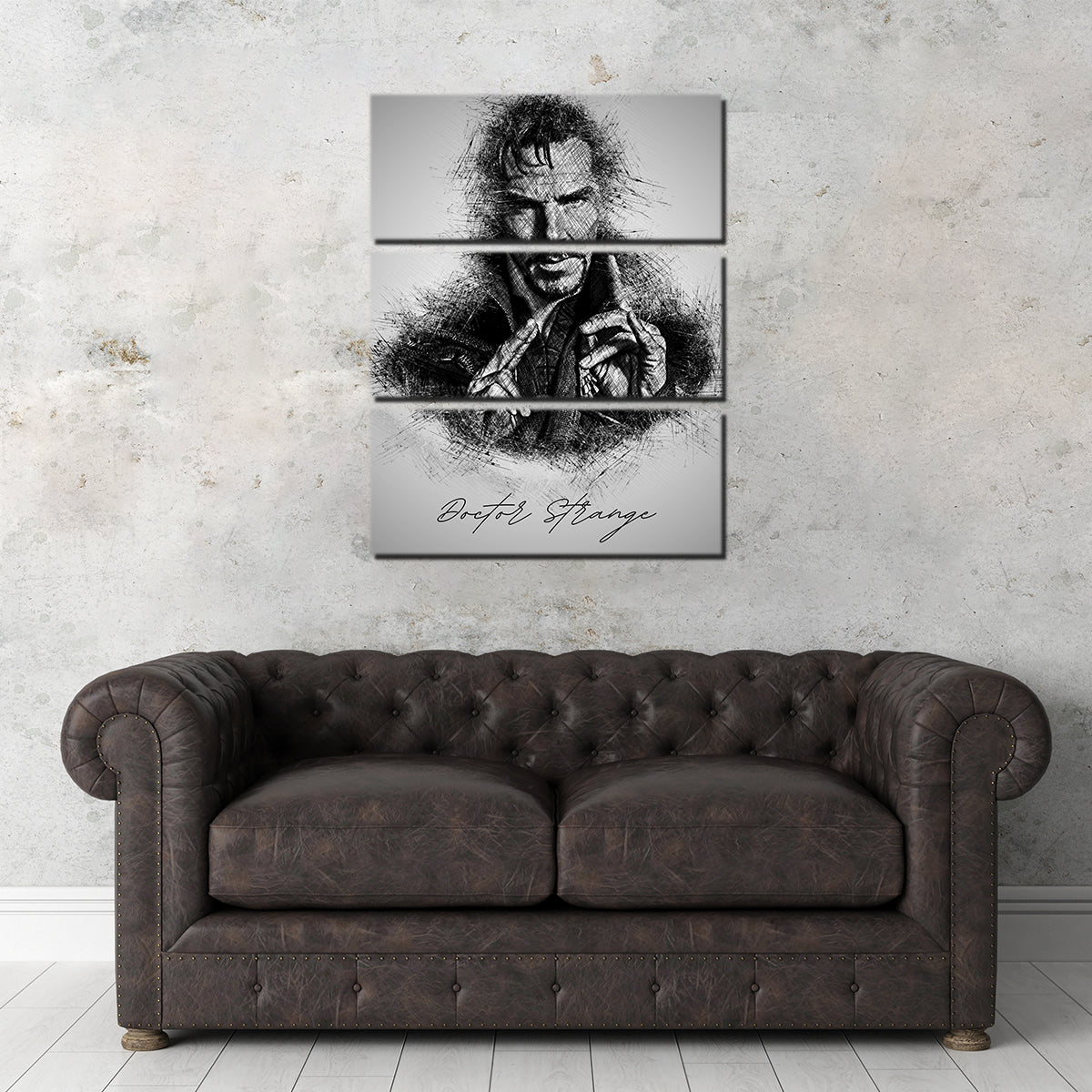 Doctor Strange High - Quality Wall Art by Albi Art
