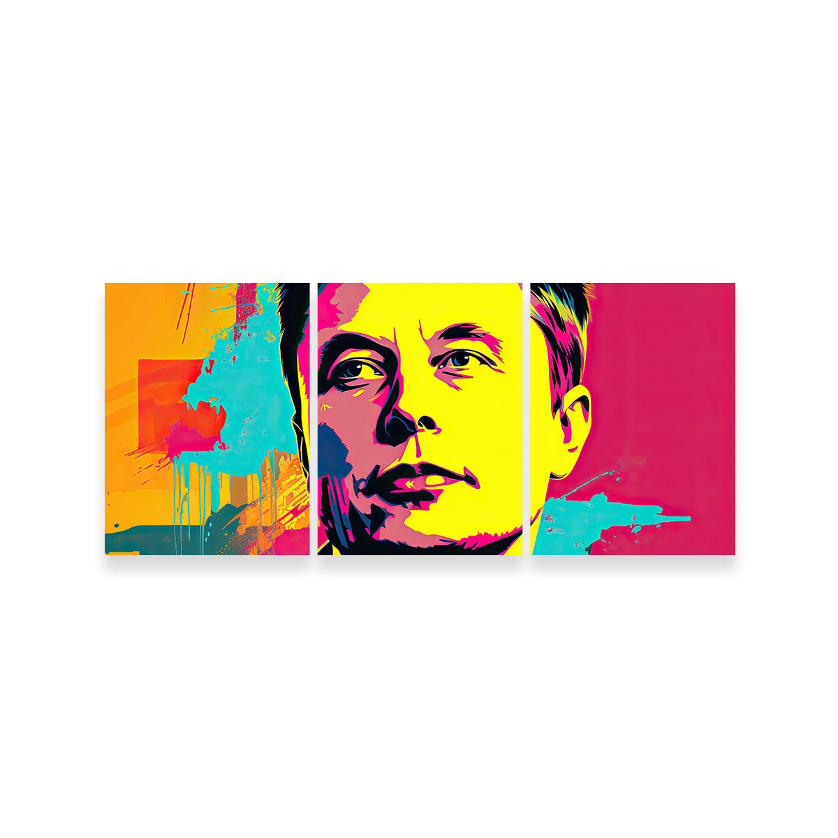 Unique Elon - Warhol Inspired Wall Art by Ralph & Laura Design