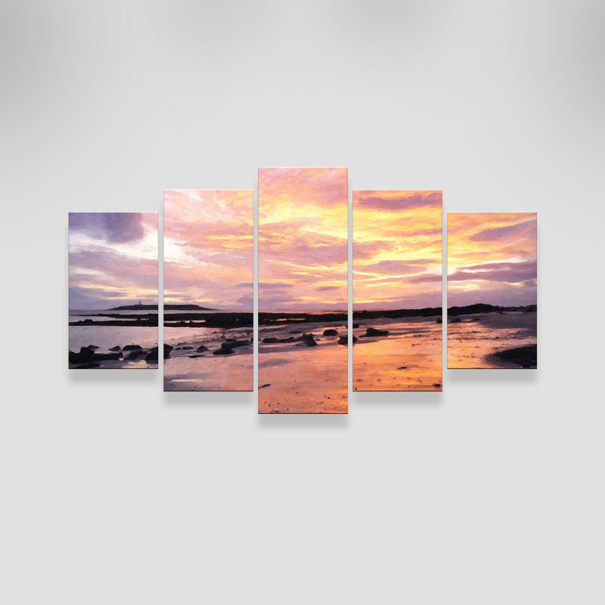 Stunning Soft Golden Sunrise Wall Art by Denise Dundon