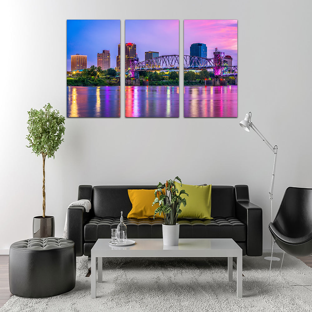 Exquisite Little Rock Skyline Wall Art for Stunning Decor