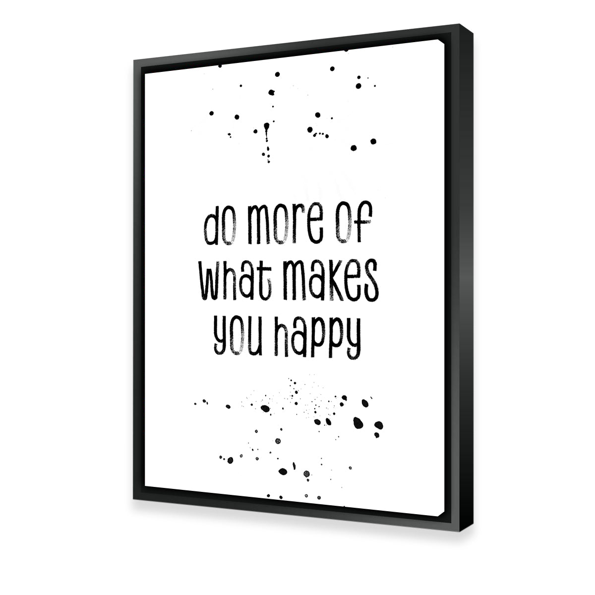 Inspiring 'Do More of What Makes You Happy' Wall Art for a Joyful Home