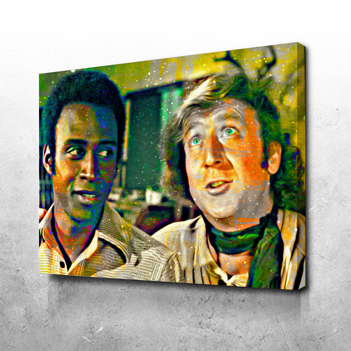 Stunning Blazing Saddles Bart & Jim Wall Art for Your Home Decor