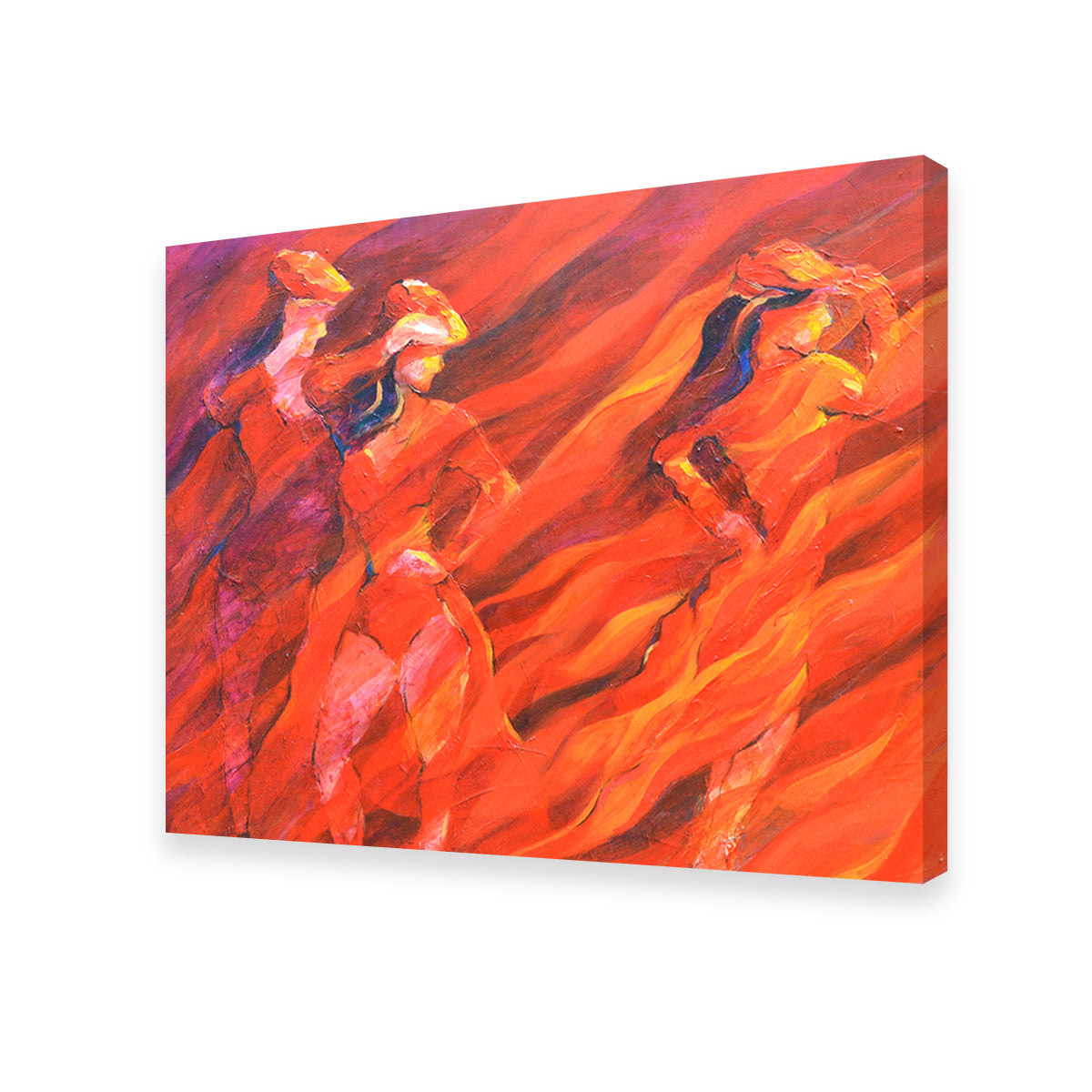Stunning Salsa Over Charcoal Wall Art by Gerry Segismundo