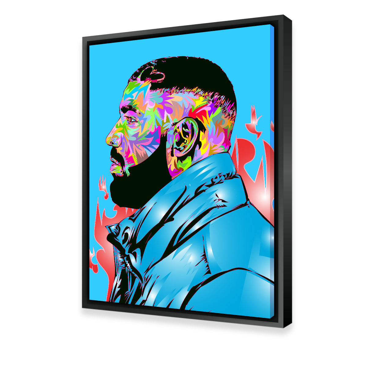 Stunning CLB Drake Wall Art - Handmade Museum-Quality Canvas Print