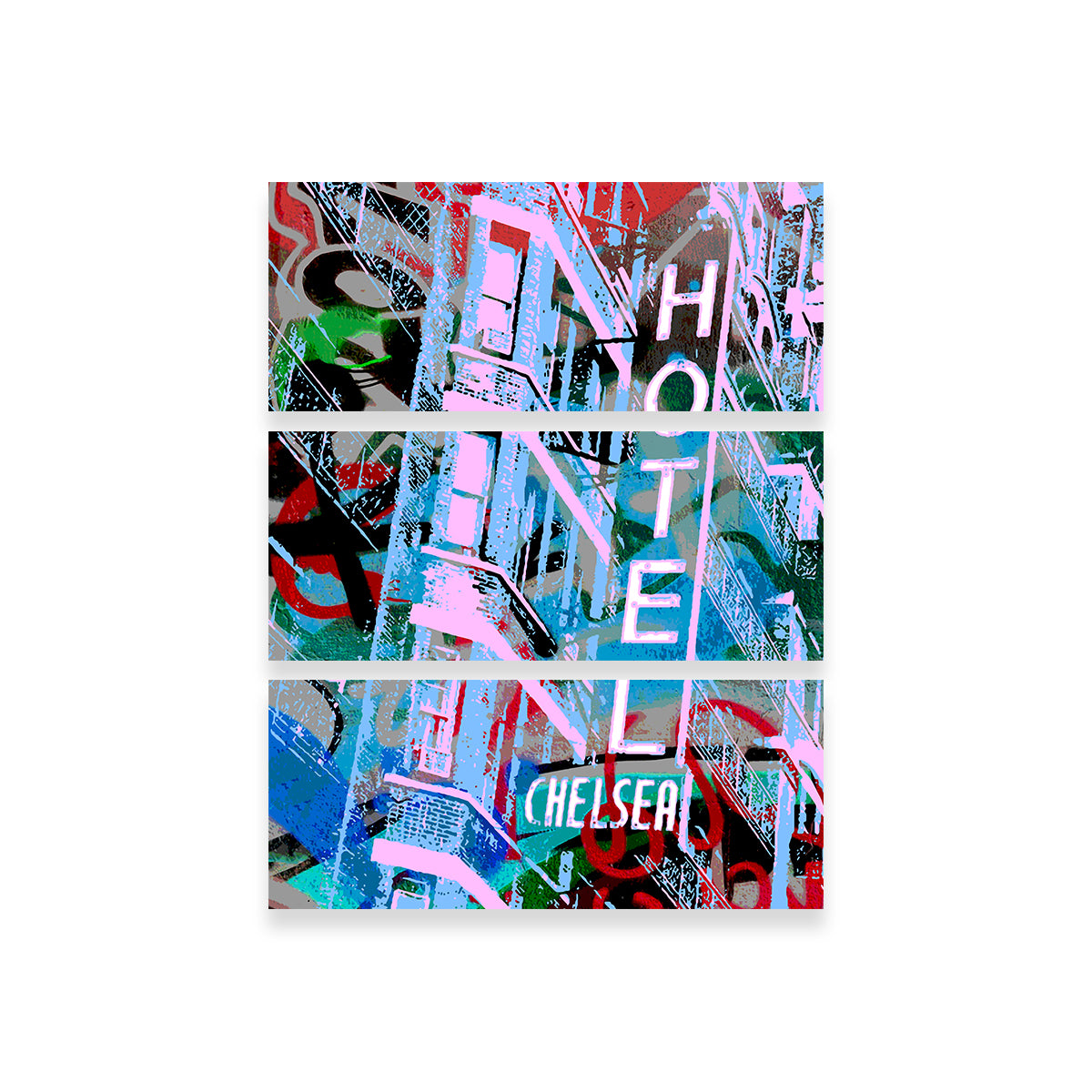 Stunning Chelsea Hotel Wall Art by Stephen Chambers