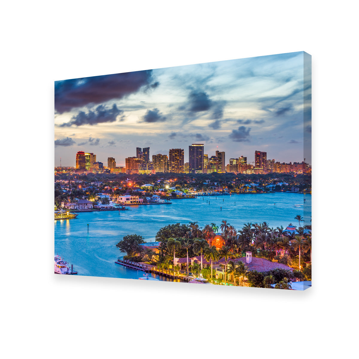 Stunning Fort Lauderdale Skyline Wall Art for Home Decor
