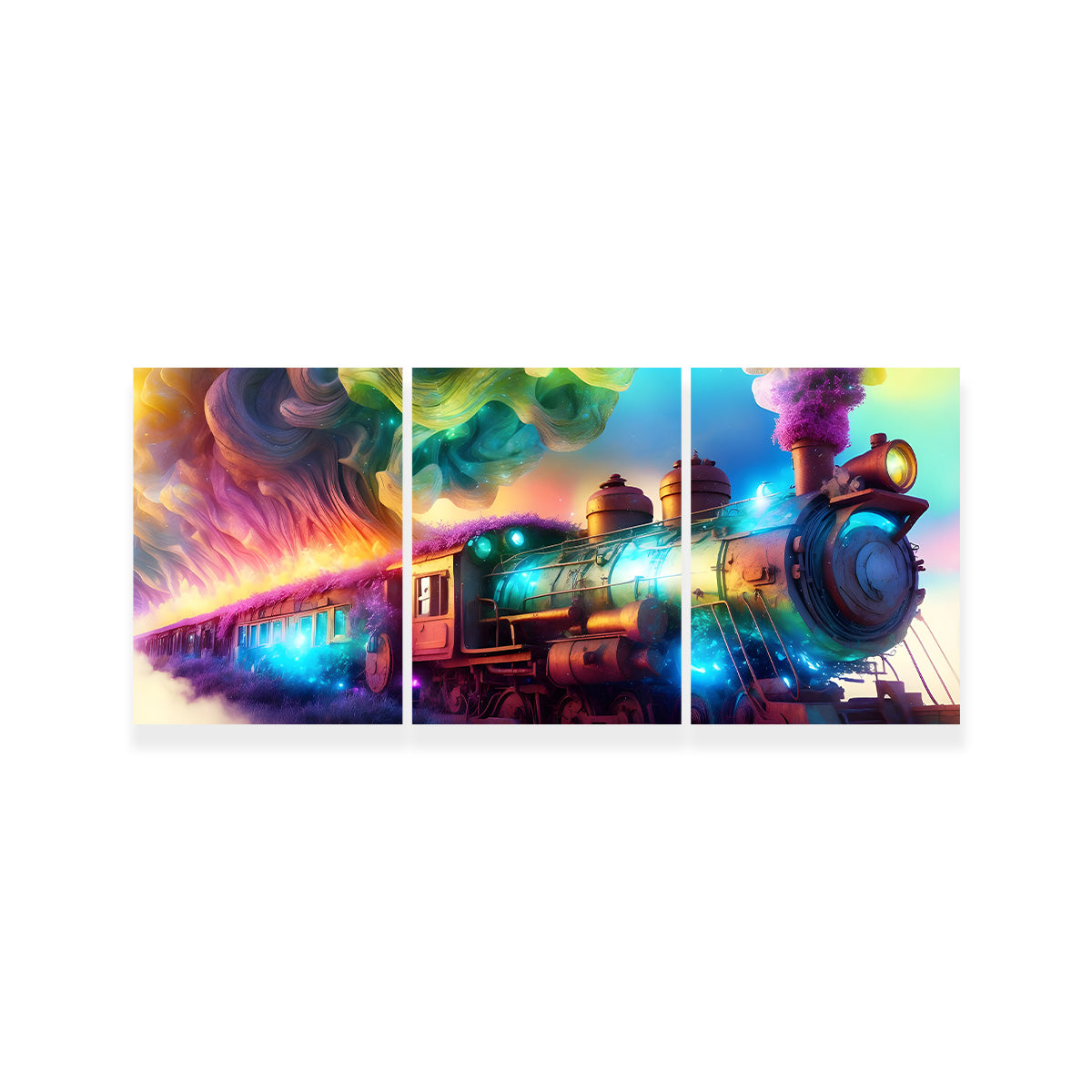 Exquisite Rainbow Railways Art Prints
