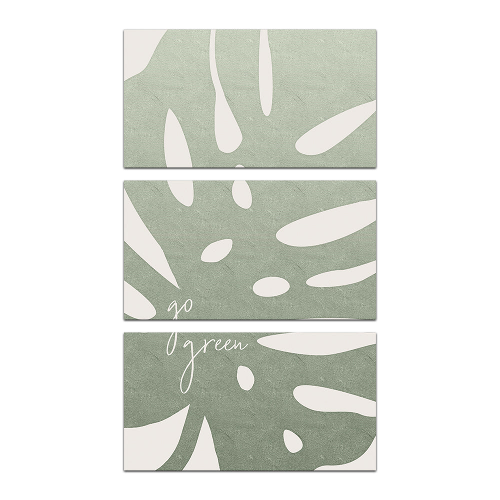 Eco-Friendly Go Green Wall Art by Melanie Viola