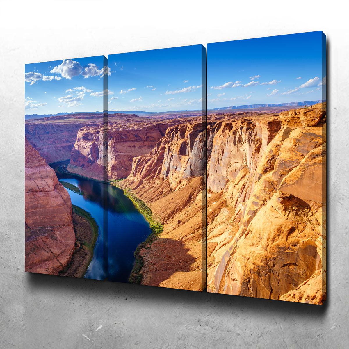 Stunning Grand Canyon with Colorado River Wall Art - Museum Quality