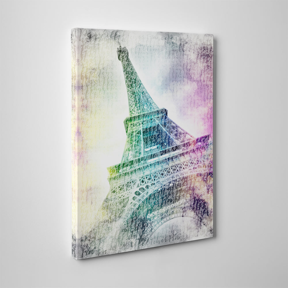 Stunning Paris Watercolor Eiffel Tower Wall Art for Home Decor