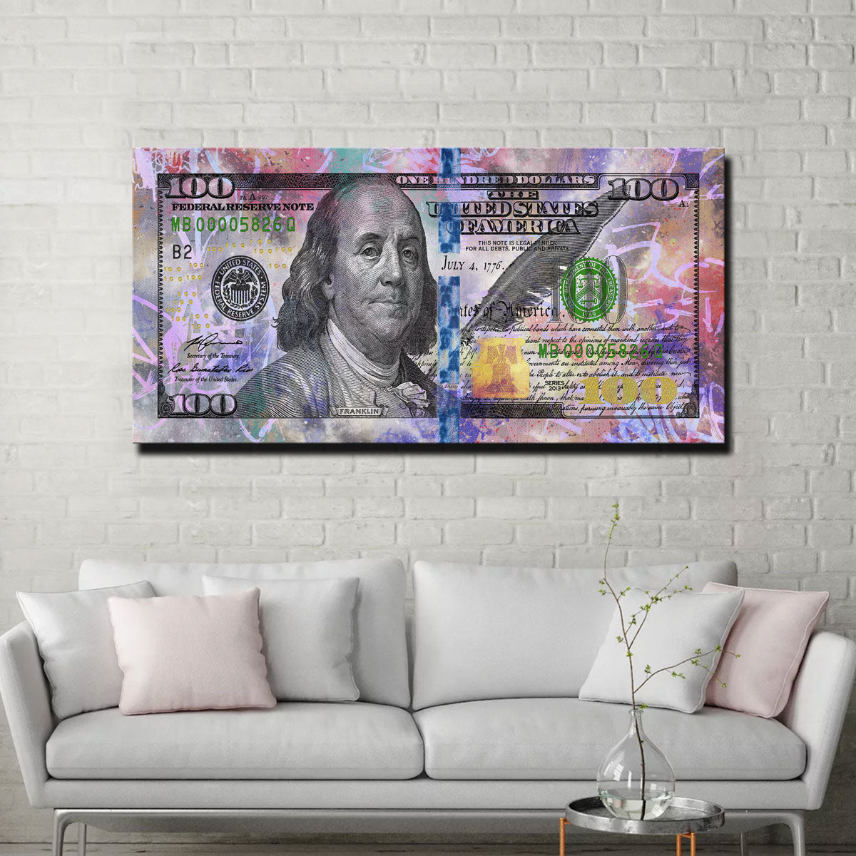 Unique Abstract Benny Front Wall Art by Frank Amoruso