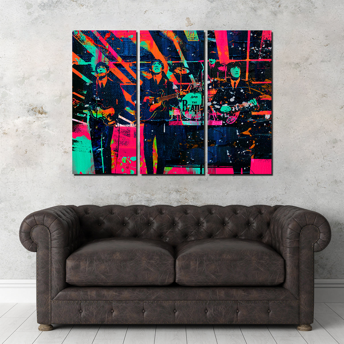 The Beatles - Iconic Ed Sullivan Wall Art by Stephen Chambers
