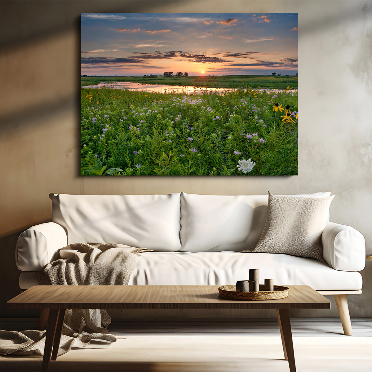 Stunning Open Field in Illinois Wall Art for Your Home Decor