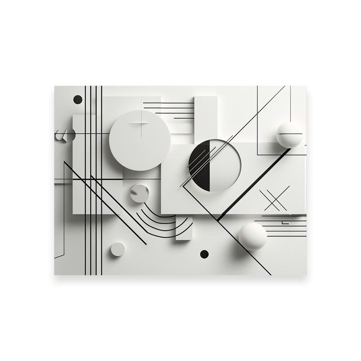 Stylish Geometric Lines Wall Art for Modern Interiors