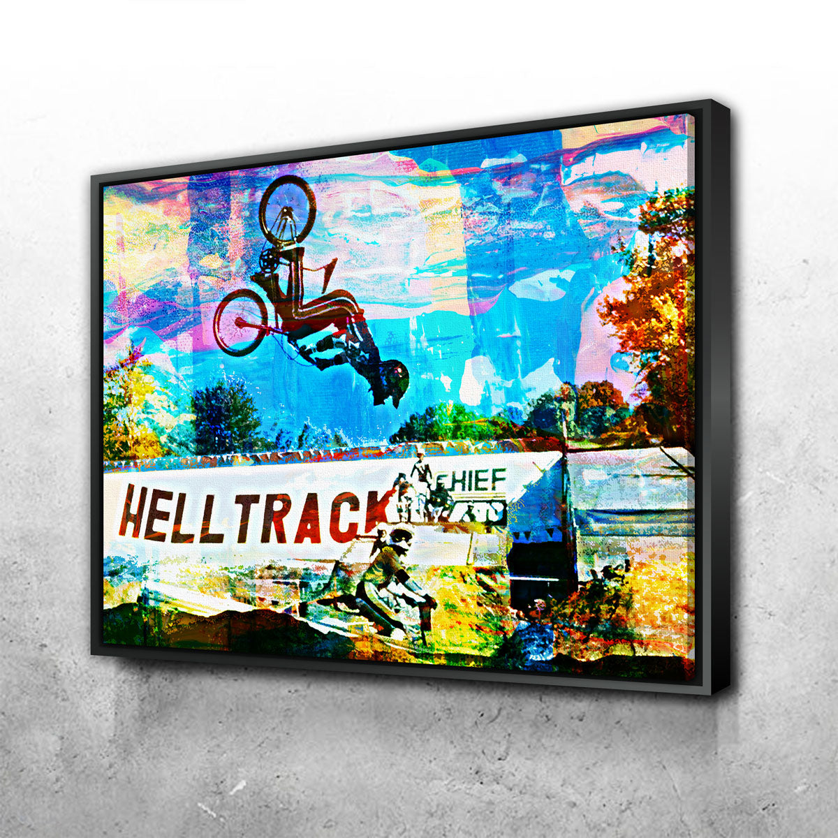 Stunning RAD Flip Wall Art - Handmade with Museum - Quality Canvas