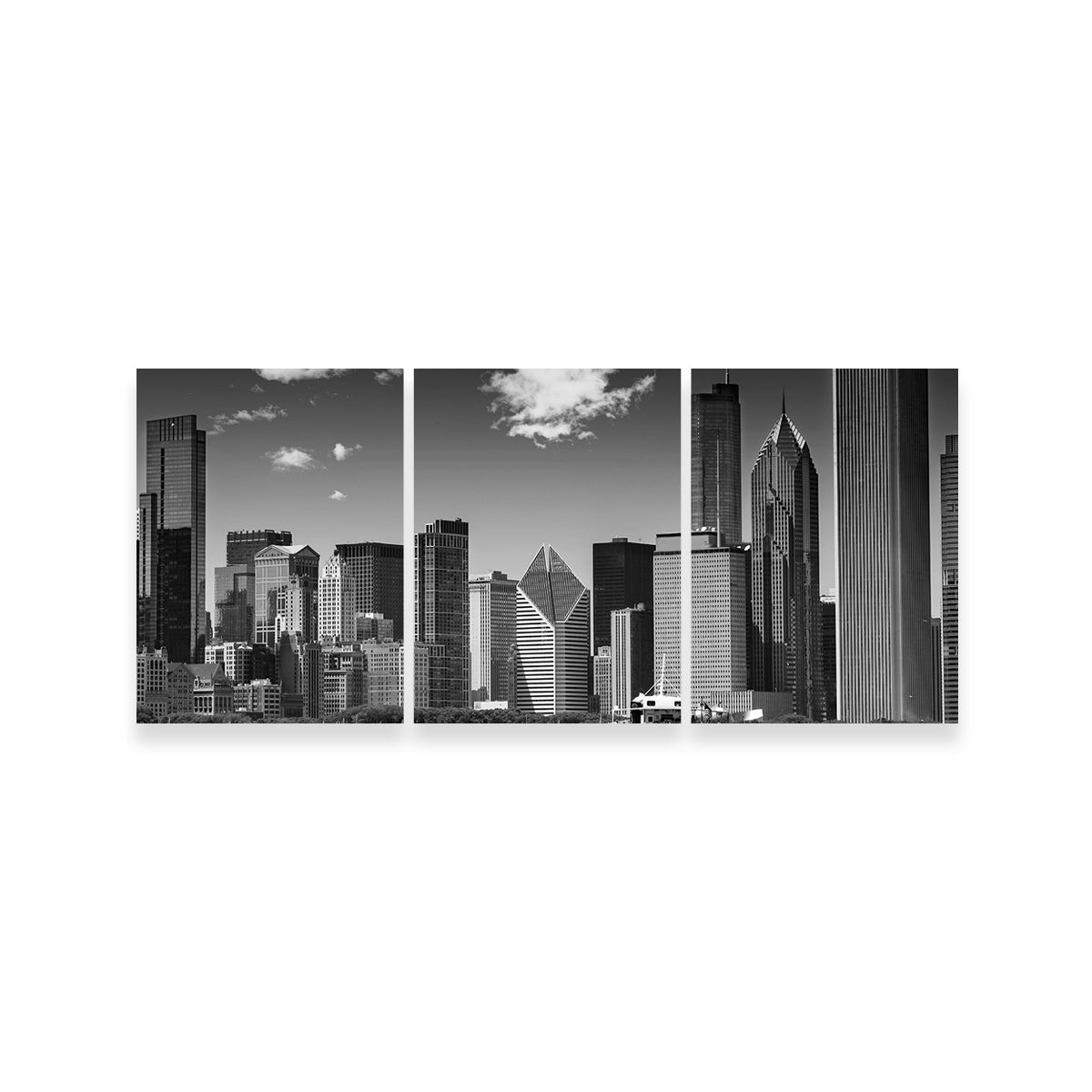 Stunning Chicago Skyline Wall Art by Melanie Viola