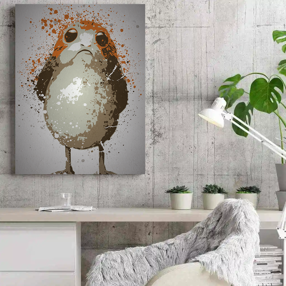 Unique Space Penguin Wall Art for Stunning Decor