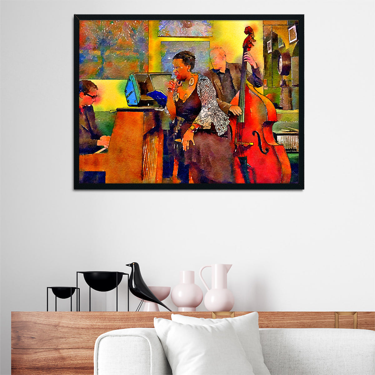 Exquisite Jazz Cafe Wall Art for Stunning Interior Decor