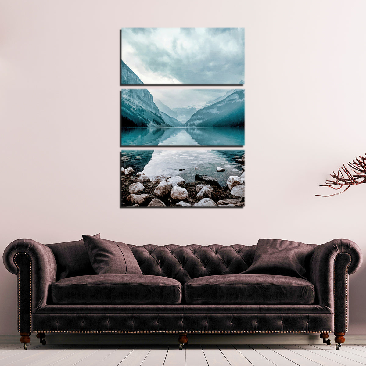 Stunning Glacial Lake Wall Art by Denise Dundon
