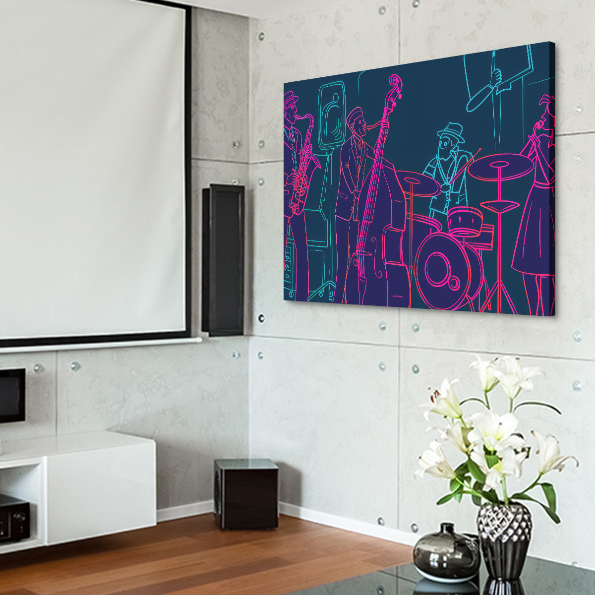 Stunning Jazz Band Vibe Wall Art for Your Home Decor