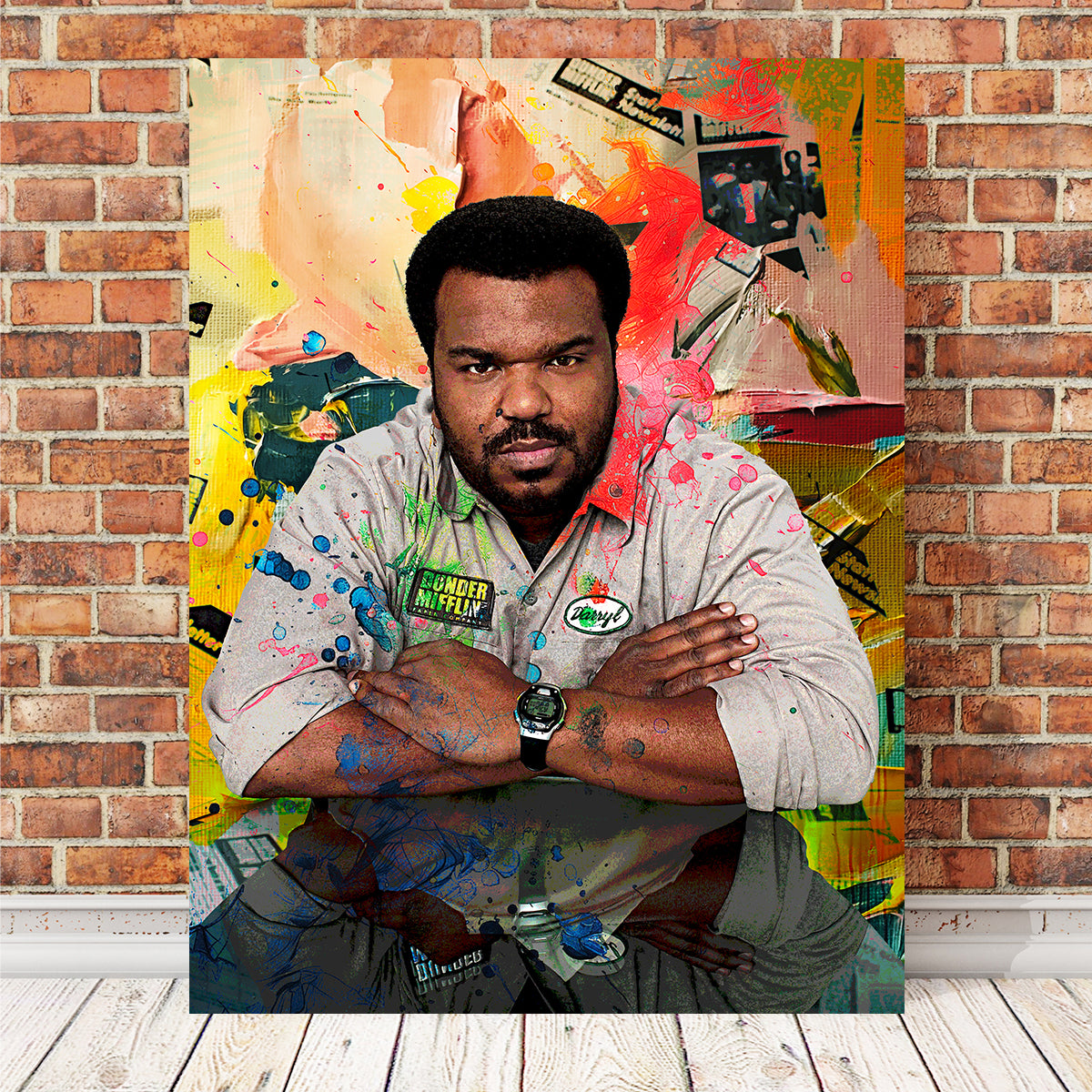 Darryl - The Office Wall Art: Sustainable Kiln - Dried Pine Frame Canvas Prints