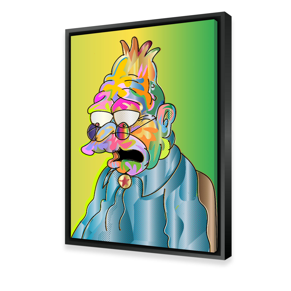 Eye - Catching Abe Simpson Wall Art for Your Home
