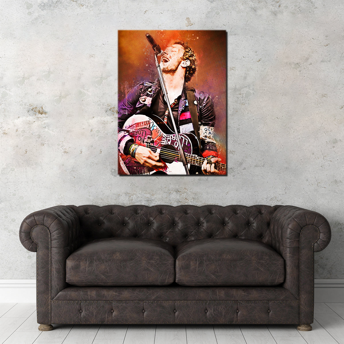 Stunning Chris Martin Painting Wall Art for Home Decor