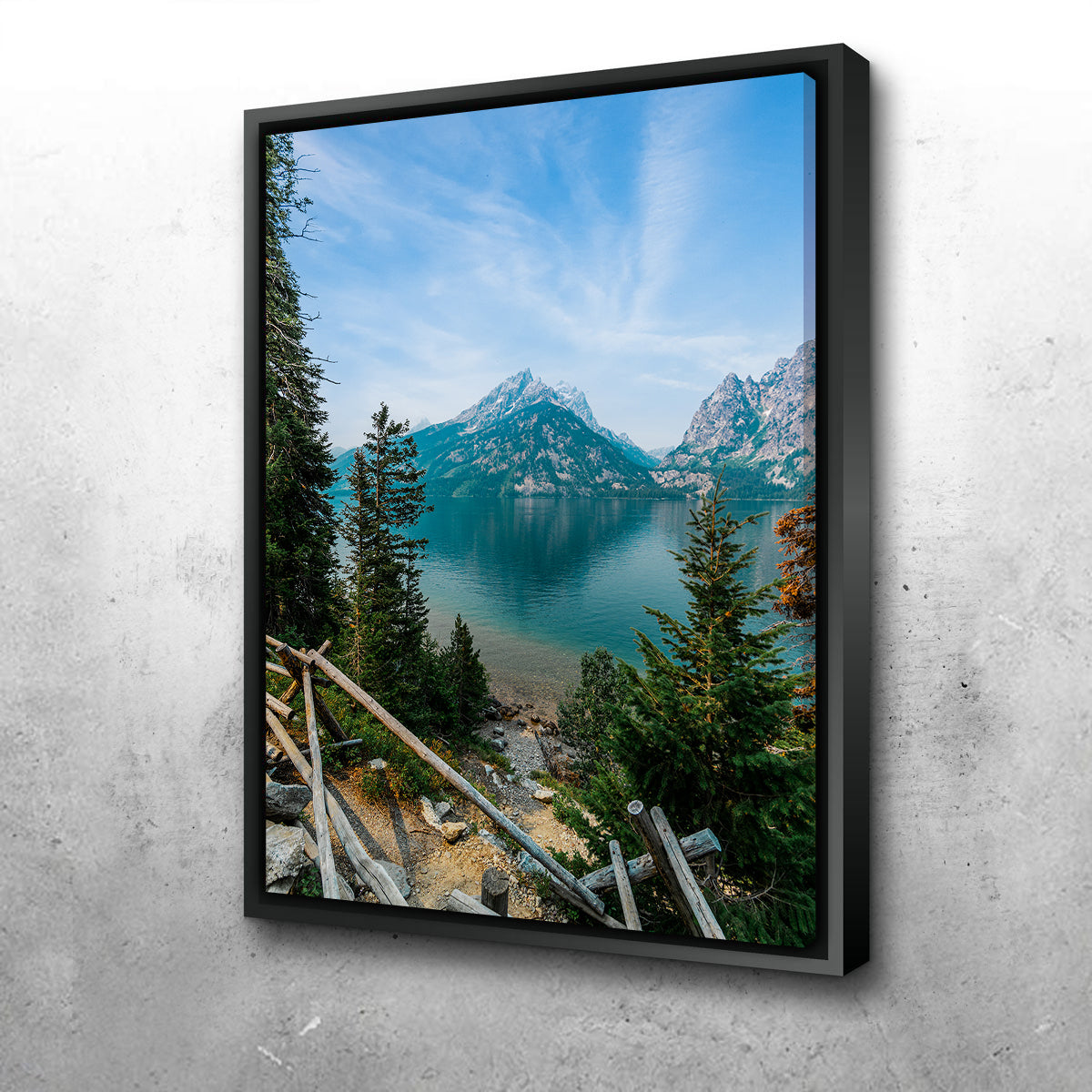 Jenny Lake Stunning Wall Art by Lucas Moore