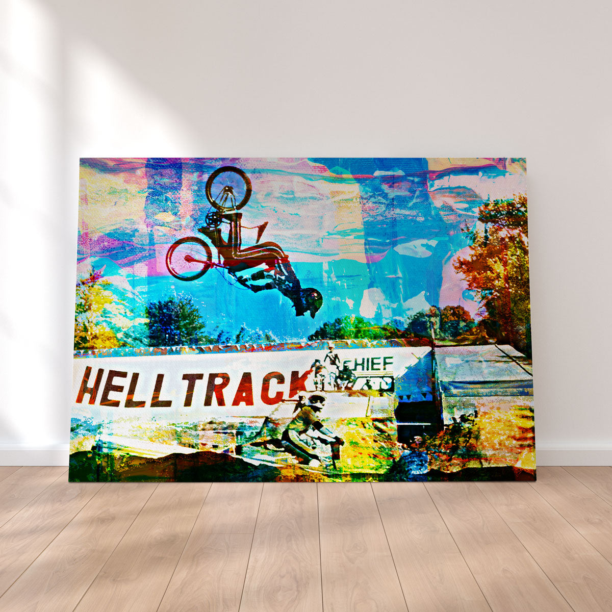 Stunning RAD Flip Wall Art - Handmade with Museum - Quality Canvas