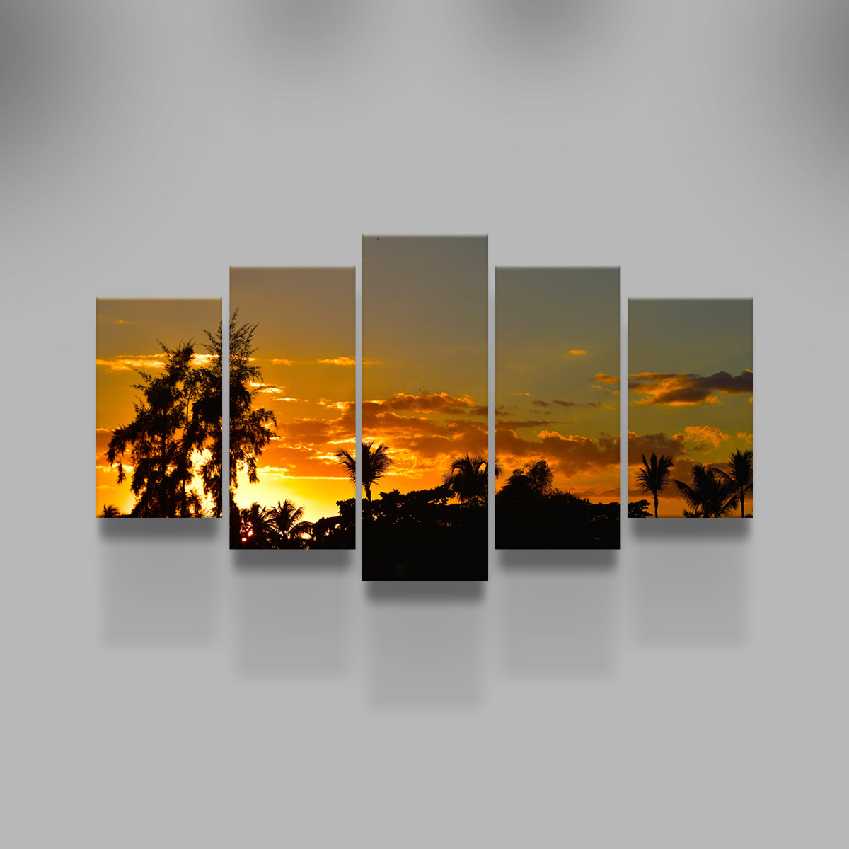 Dominican Sunset 3 Wall Art - Museum-Quality Handmade Canvas Prints