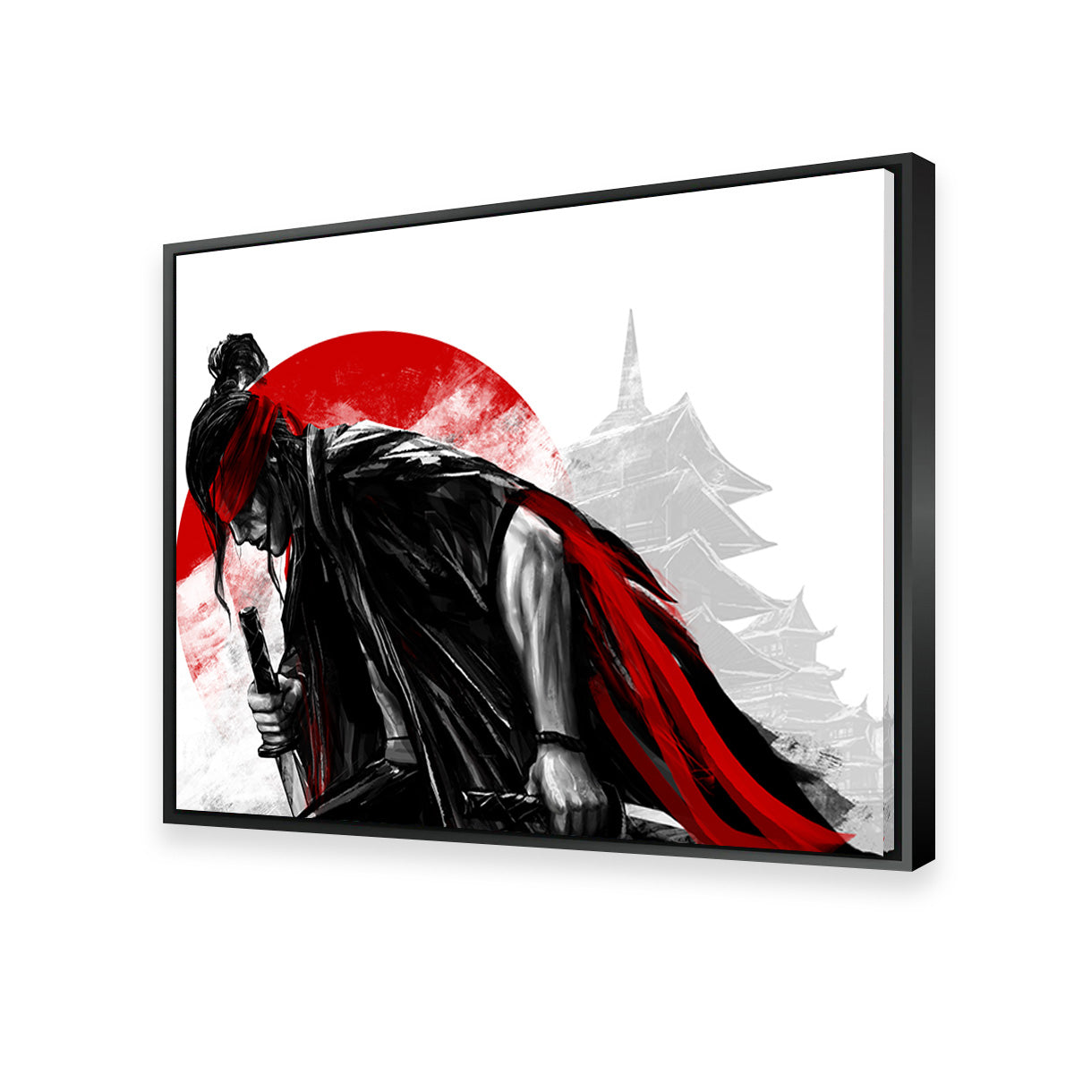 Authentic Japanese Samurai Warrior Wall Art - High - Quality Decor for Your Space