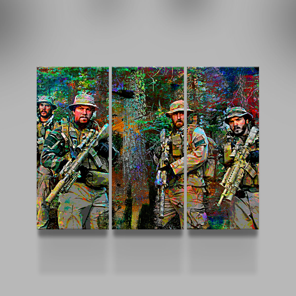 Lone Survivor Crew Wall Art - Premium Kiln - Dried Pine Framed Canvas