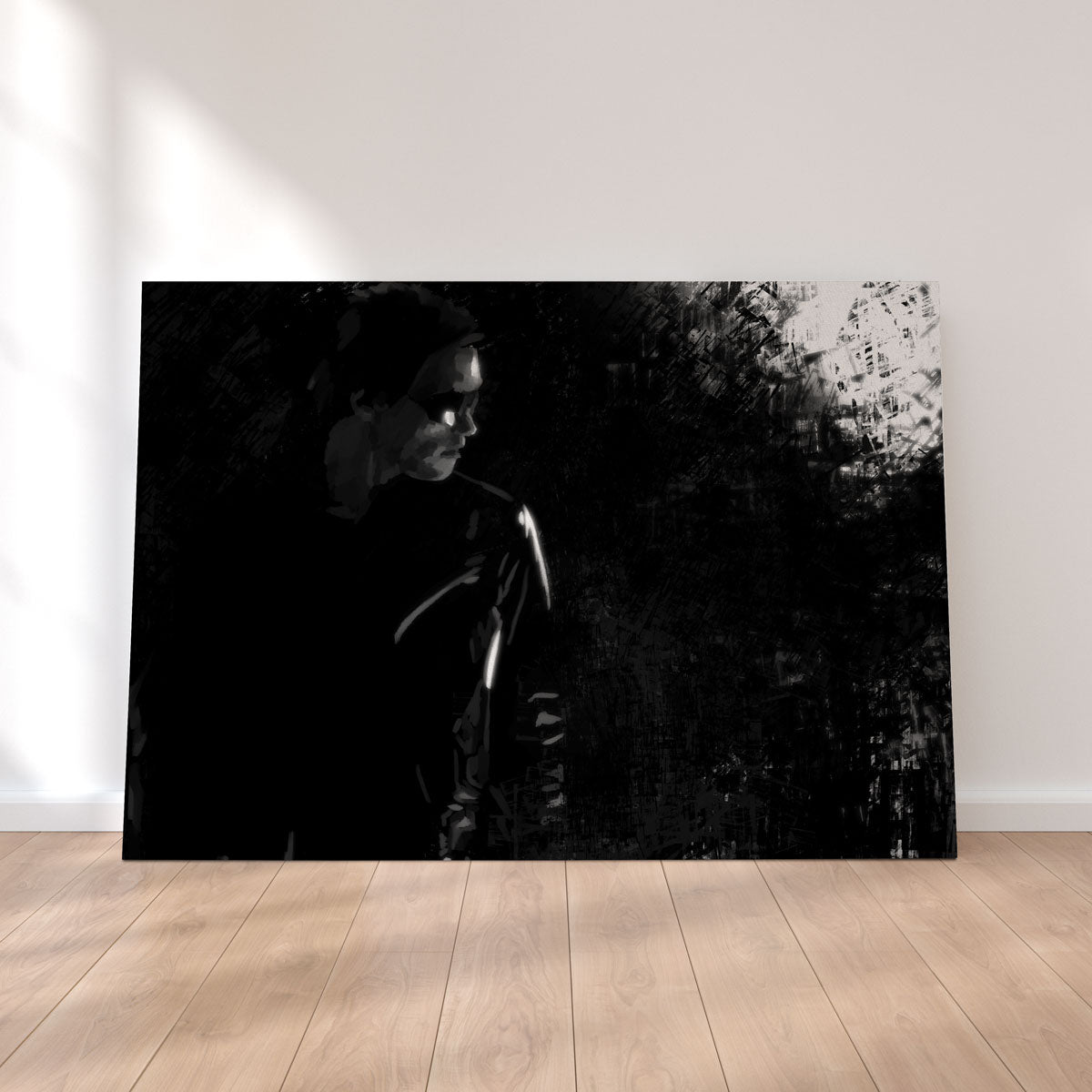 Mysterious Terminator in the Shadows Wall Art - Ideal for Home Decor