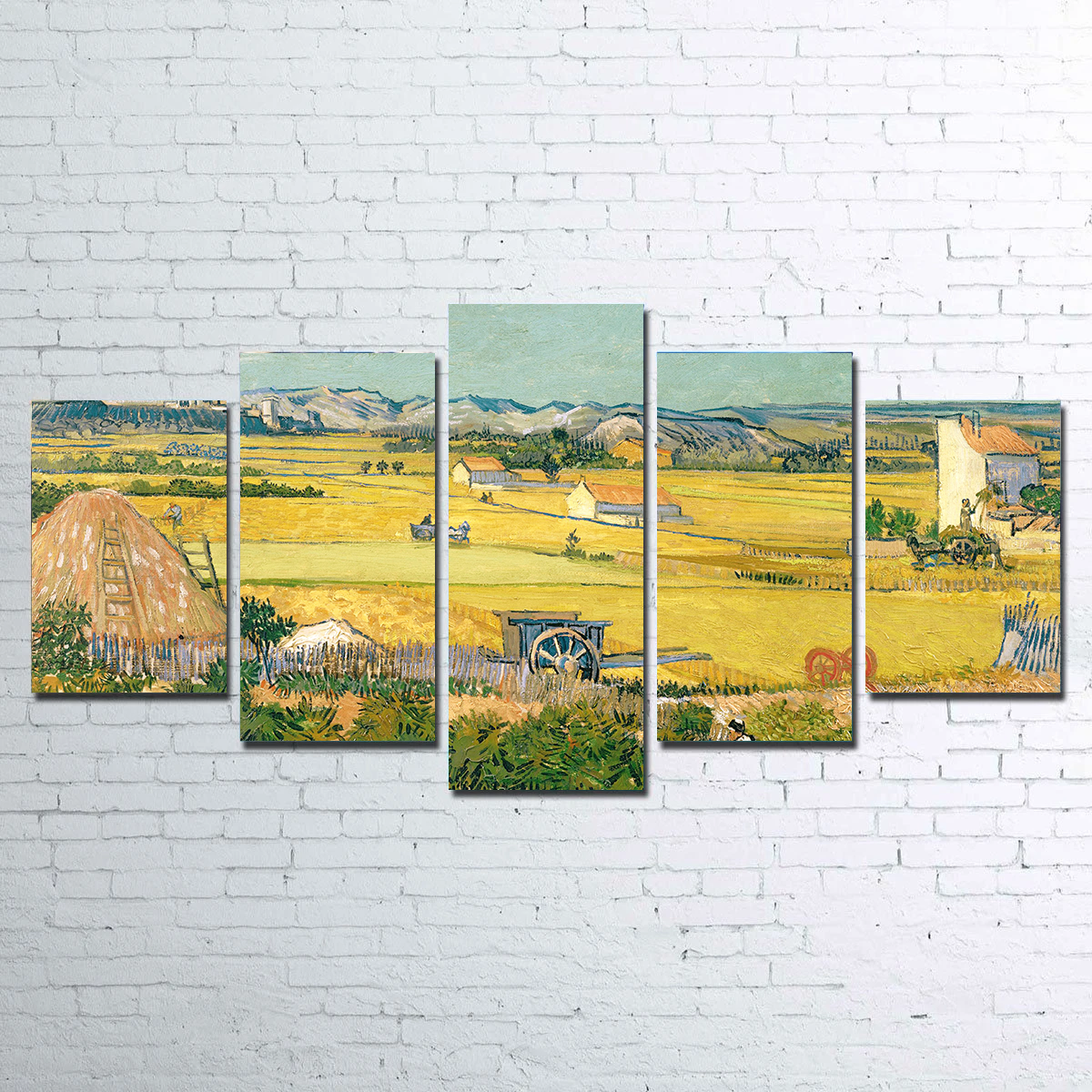 De oogst Vincent van Gogh Wall Art - Museum Quality Canvas Print