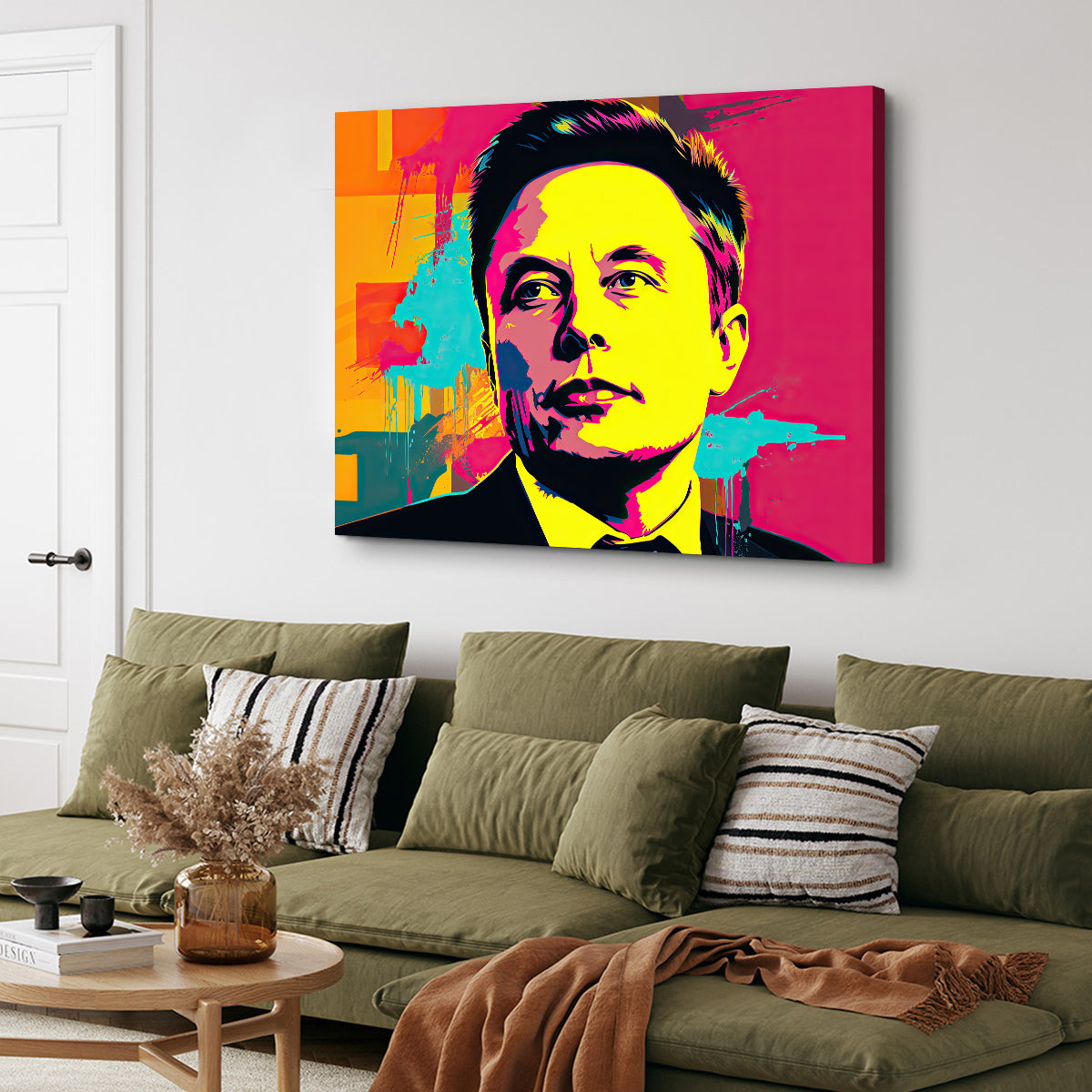 Unique Elon - Warhol Inspired Wall Art by Ralph & Laura Design