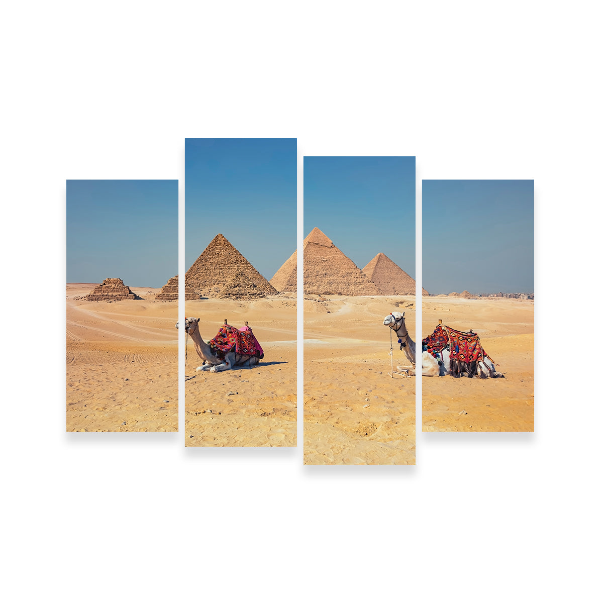Giza Wall Art - Premium Handmade Canvas Artwork